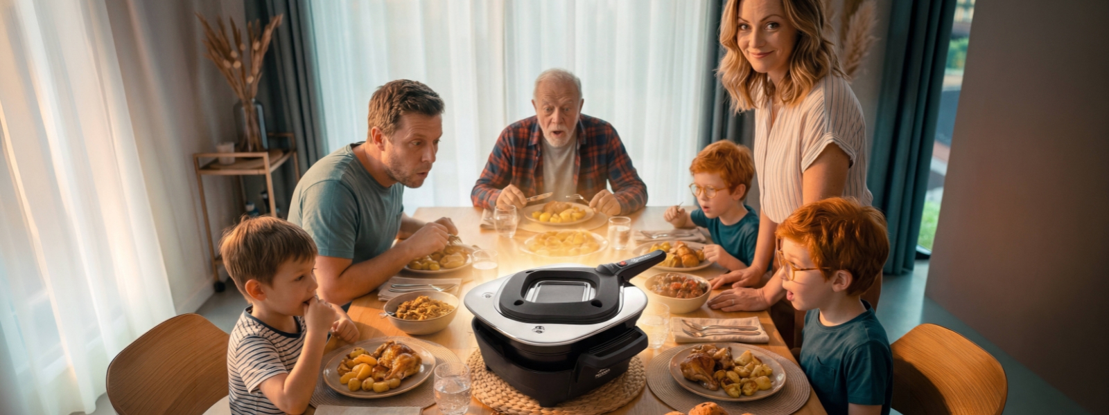 Oběd pro celou rodinu z jednoho hrnce? S novou Pečenkou vám to půjde samo!